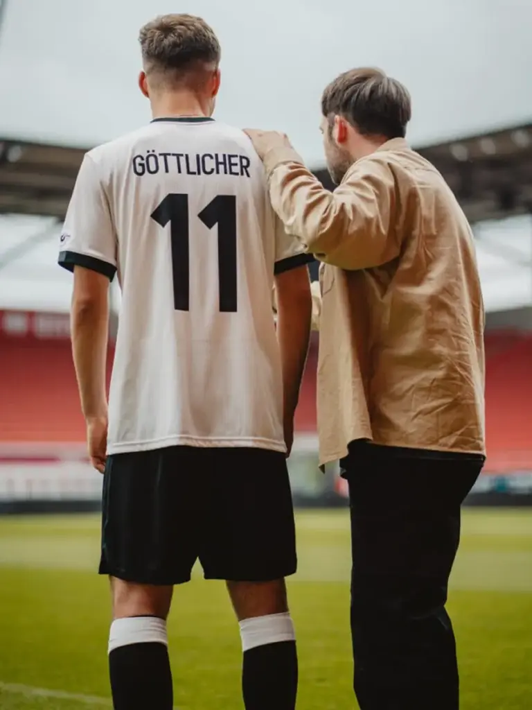 Profi-Training bei Königsklassenfußball